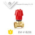EM-V-B208 Brass Manual 2-Way Double Heating Regulating Radiator Valve